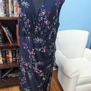 Ralph Lauren Plus size floral cocktail dress 18W